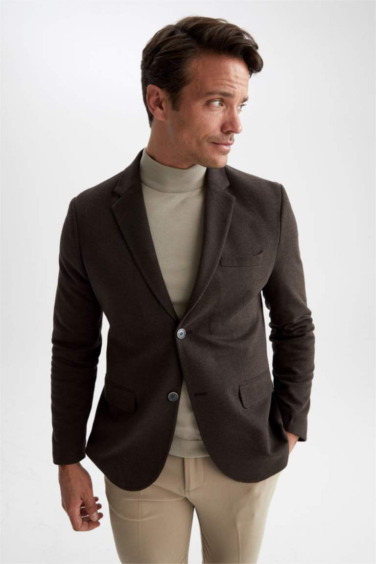 MANZINI MZS-538 YELLOW Slim Fit Blazer (IN STORE) (FINAL SALE) (SIZE L XL 2XL) main image 1