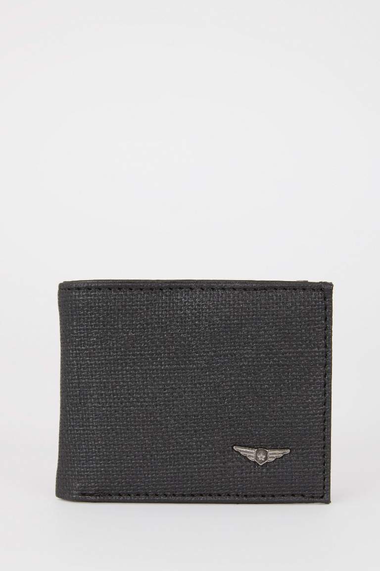 Man Faux Leather Wallets