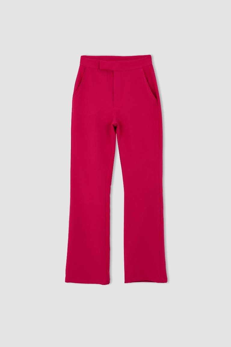 Flare tall hem Trousers