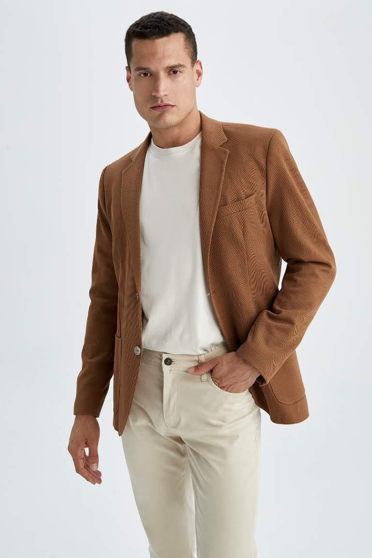 Blazer Doublé Coupe Slim