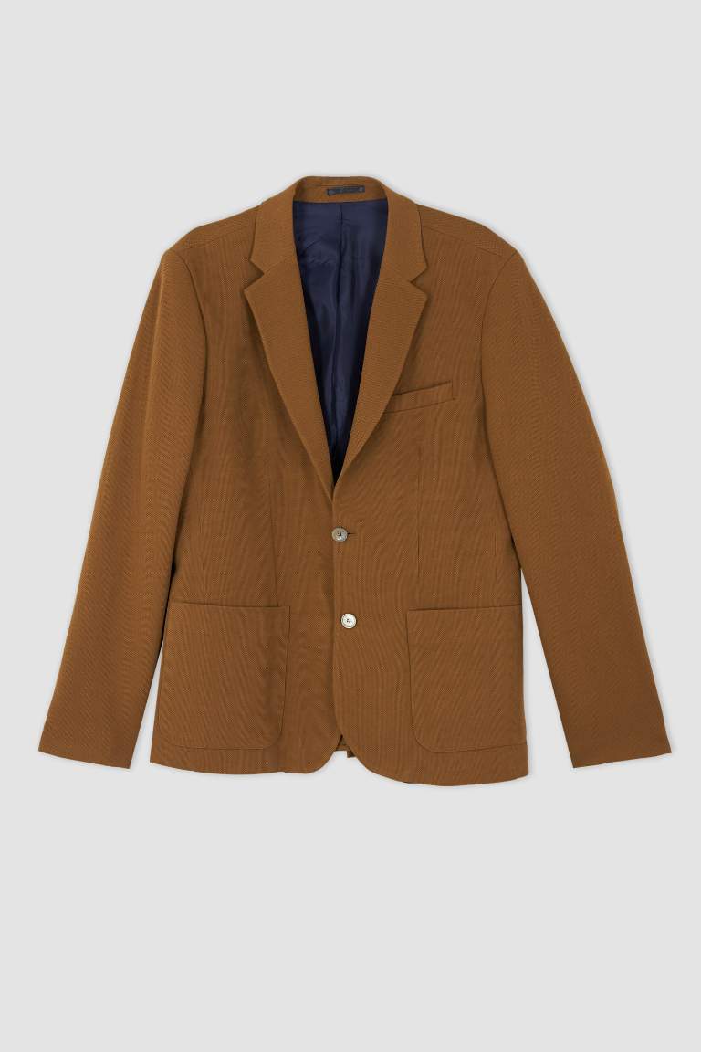 Blazer Doublé Coupe Slim