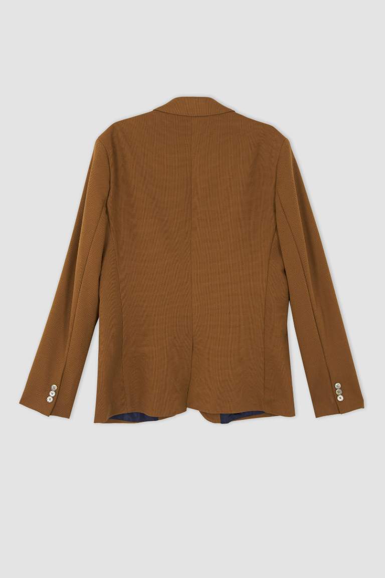 Blazer Doublé Coupe Slim