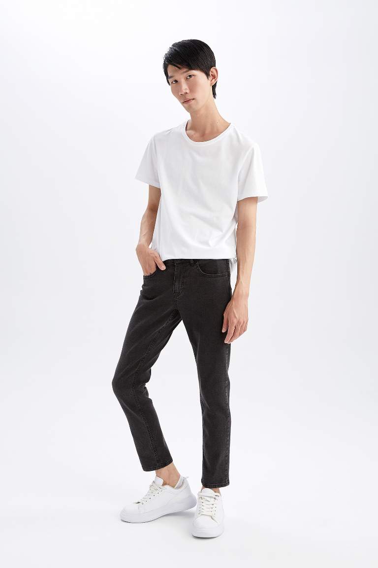 Carlo Skinny Fit Ekstra Dar Kalıp Normal Bel Ekstra Dar Paça Jean Pantolon