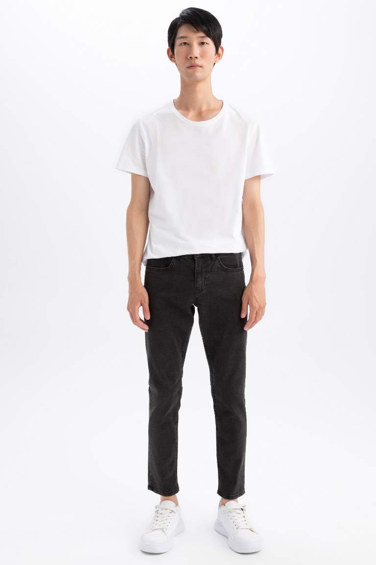 Carlo Skinny Fit Ekstra Dar Kalıp Normal Bel Ekstra Dar Paça Jean Pantolon