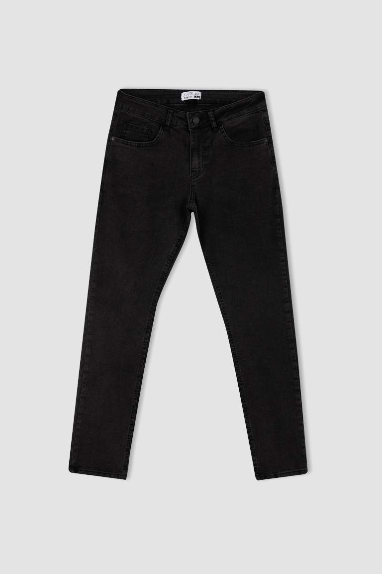 Carlo Skinny Fit Ekstra Dar Kalıp Normal Bel Ekstra Dar Paça Jean Pantolon