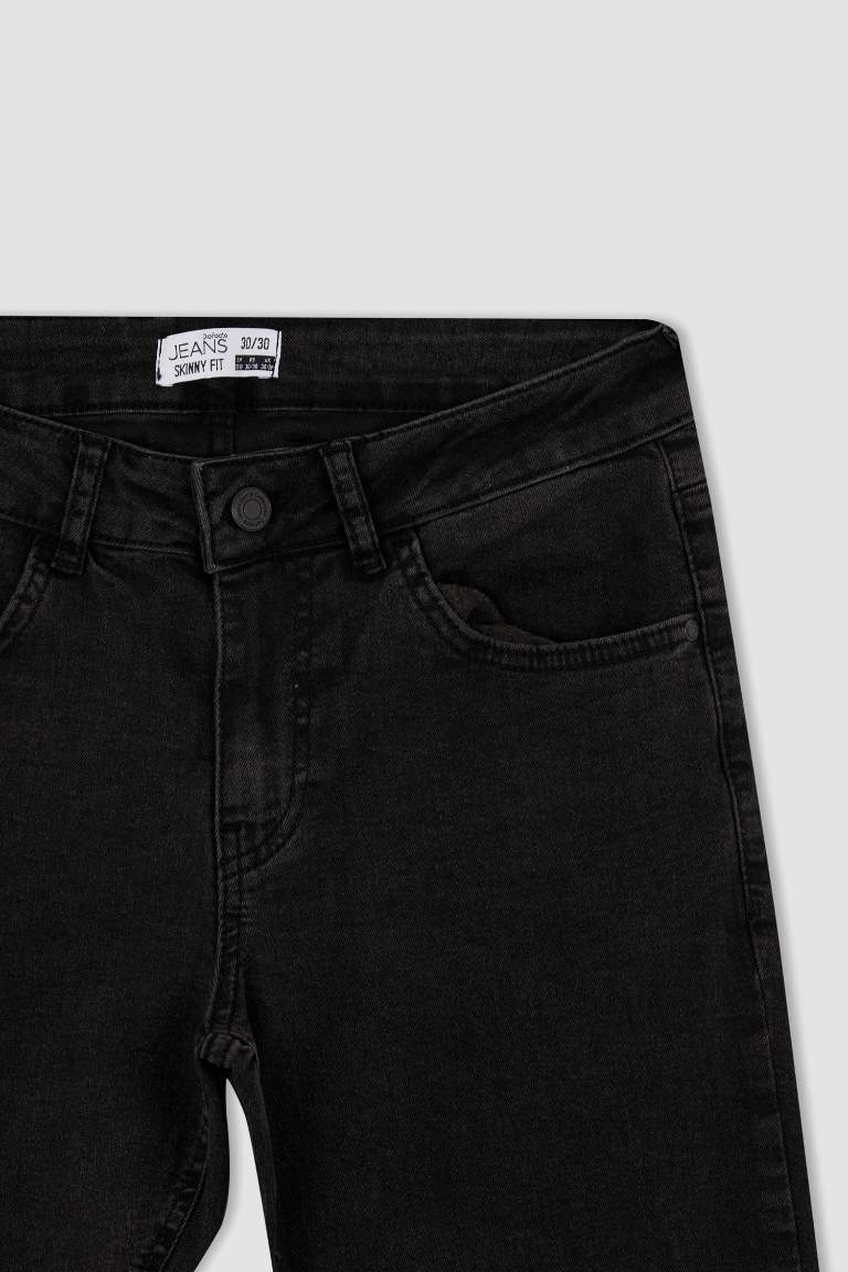 Carlo Skinny Fit Ekstra Dar Kalıp Normal Bel Ekstra Dar Paça Jean Pantolon