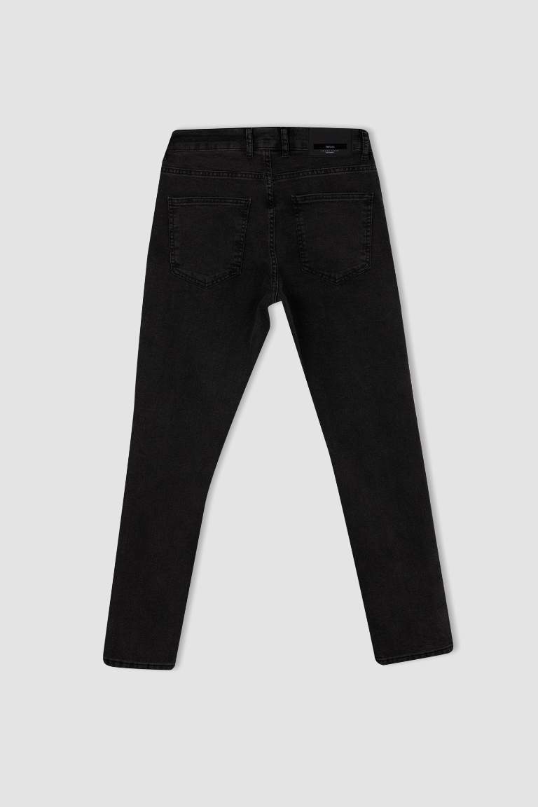 Carlo Skinny Fit Ekstra Dar Kalıp Normal Bel Ekstra Dar Paça Jean Pantolon
