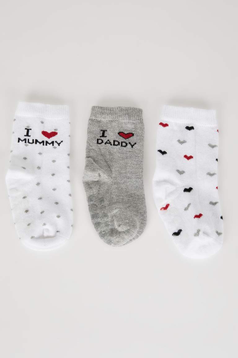 Chaussettes Longues Coton 3 BéBé Fille