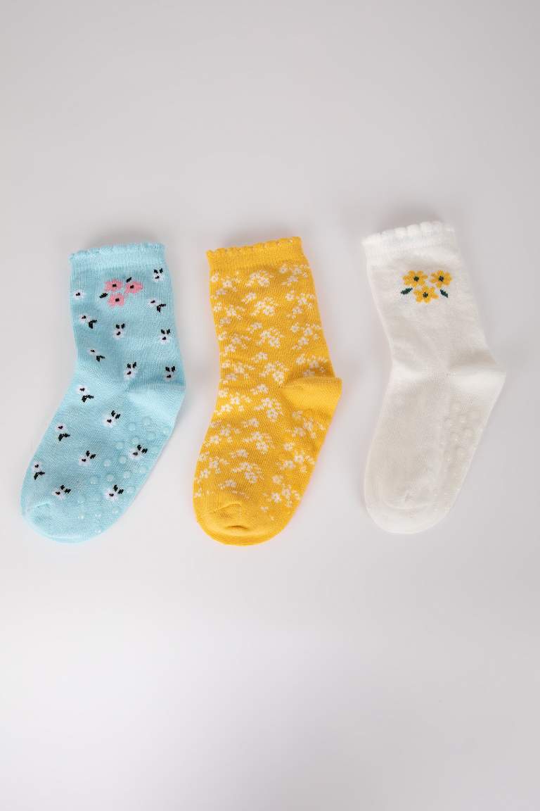 Chaussettes Longues Coton 3 BéBé Fille