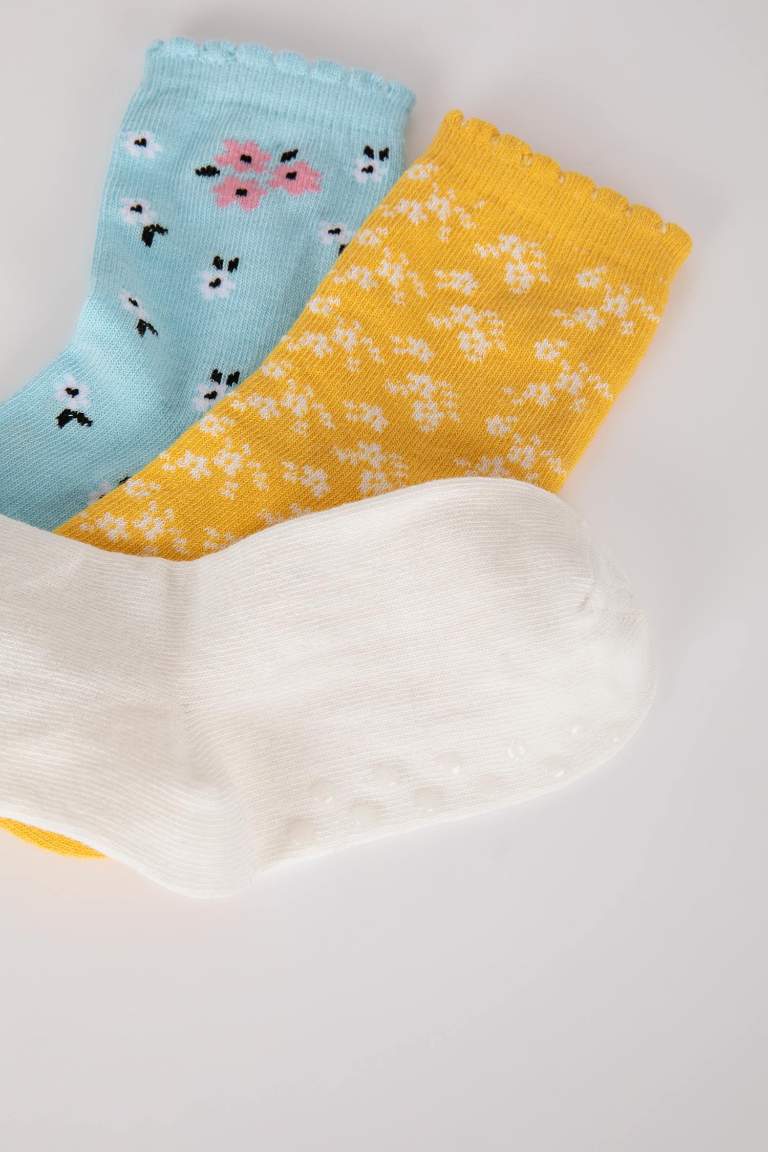 Chaussettes Longues Coton 3 BéBé Fille