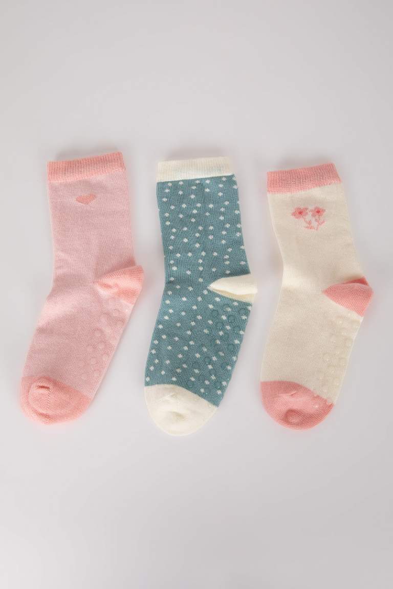 Chaussettes Longues Coton 3 BéBé Fille