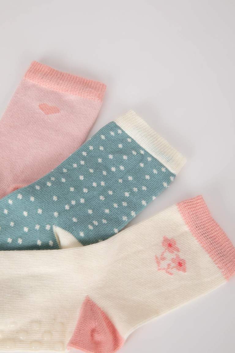 Chaussettes Longues Coton 3 BéBé Fille