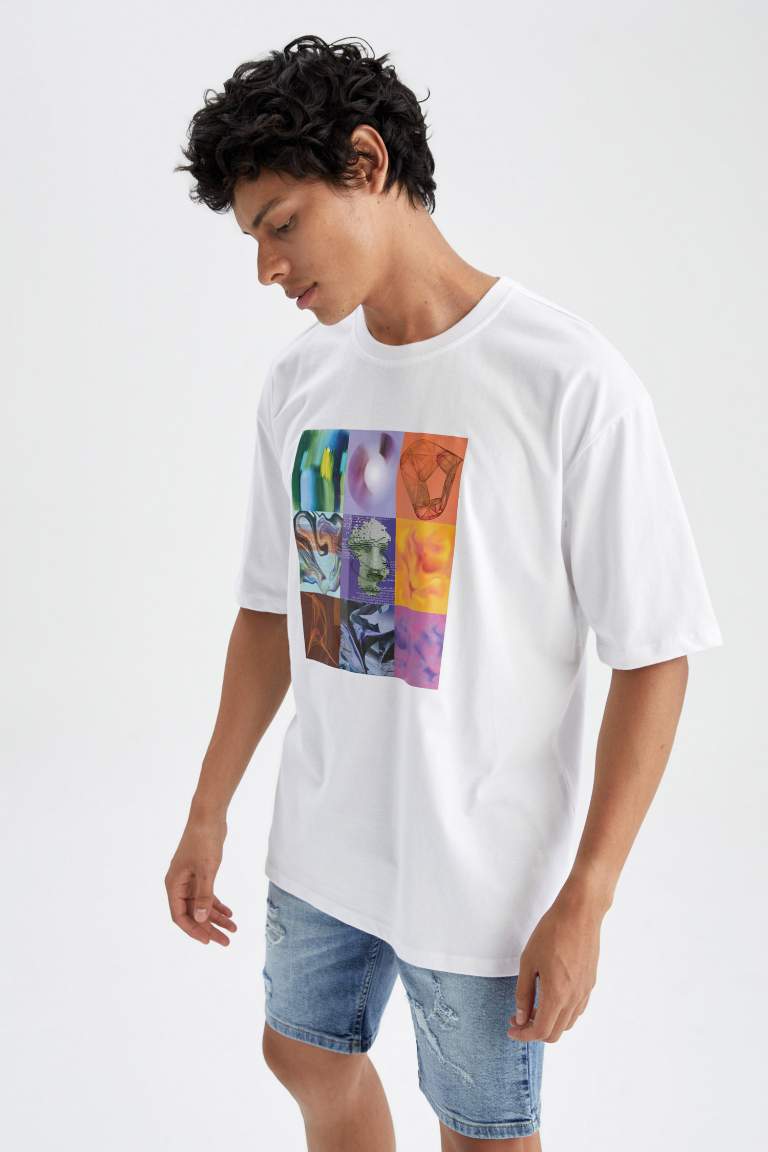 Oversize Fit Crew Neck T-Shirt