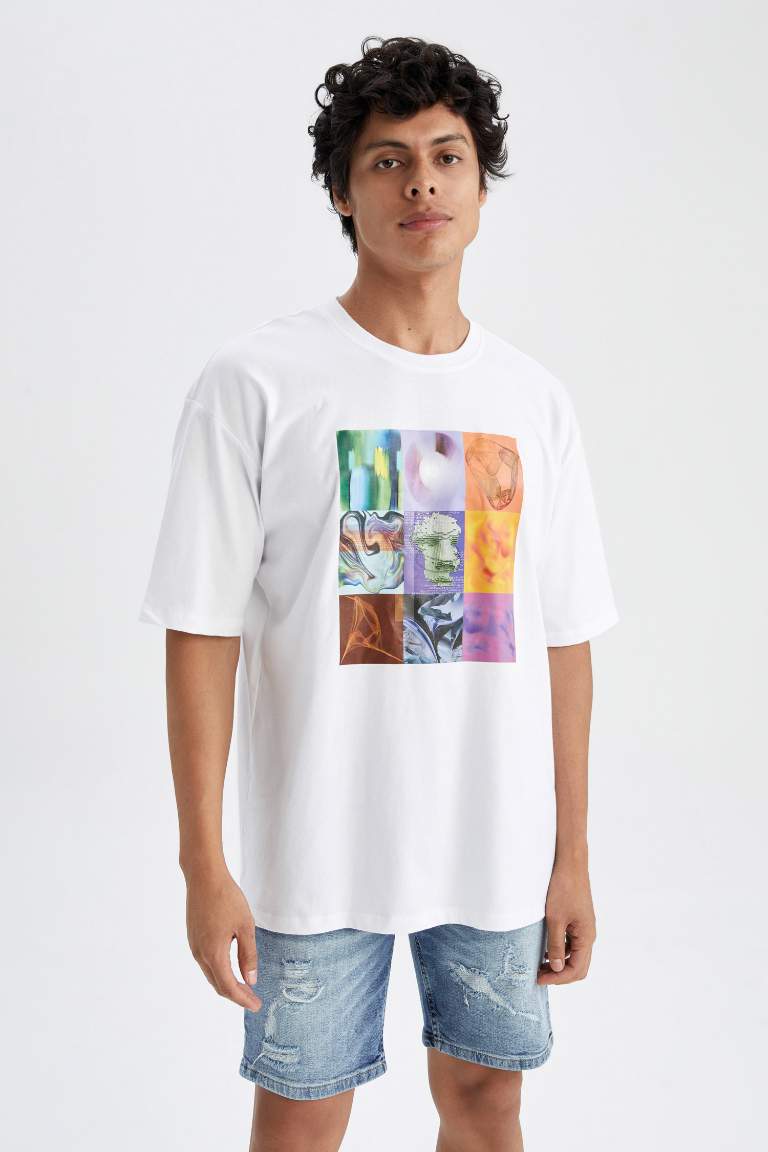 Oversize Fit Crew Neck T-Shirt