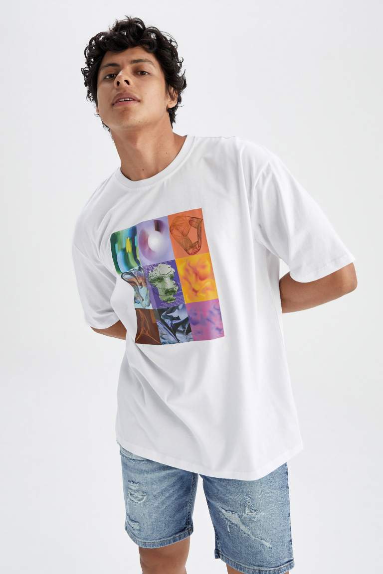 Oversize Fit Crew Neck T-Shirt