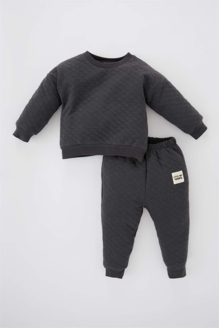 2 piece Regular Fit Crew Neck Set