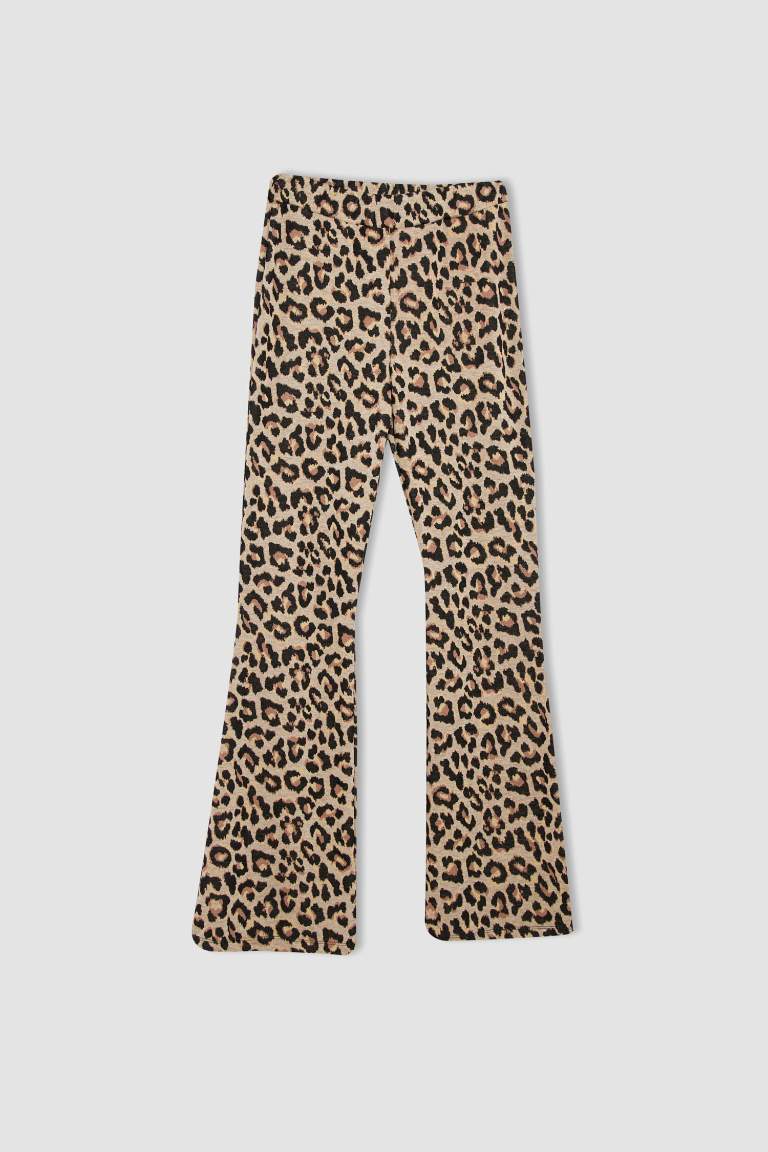 Leopard Patterned Sweatpants