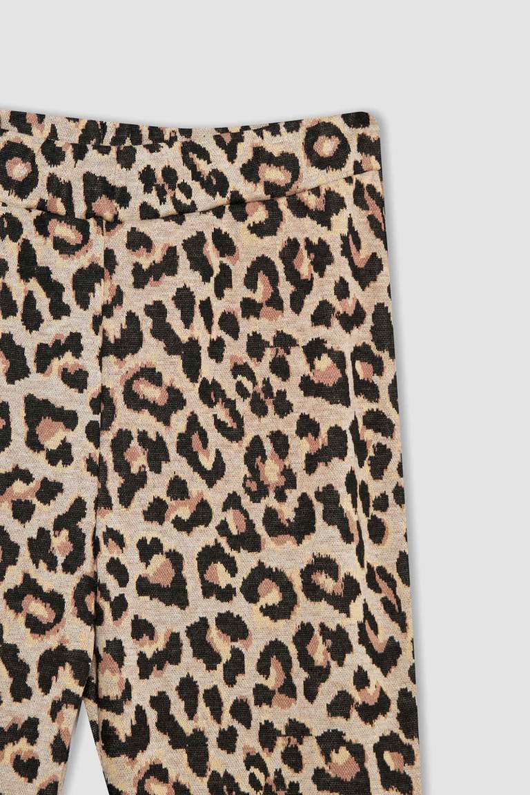 Leopard Patterned Sweatpants