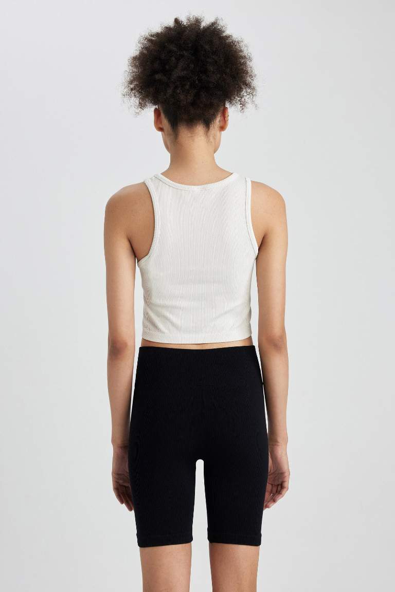 DeFactoFit Seamless Crew Neck Tank Top