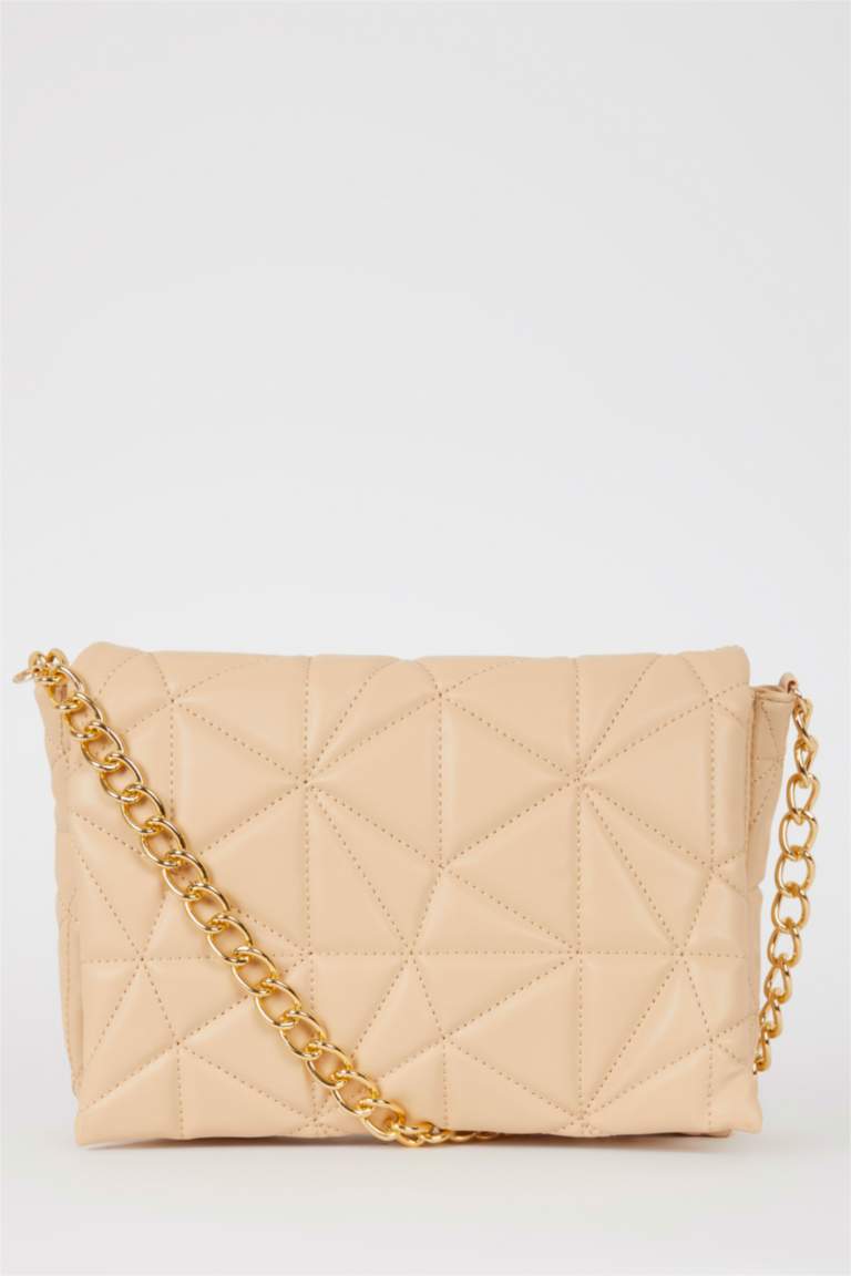 Beige Woman Women Faux Leather Shoulder Bag 2672760 DeFacto