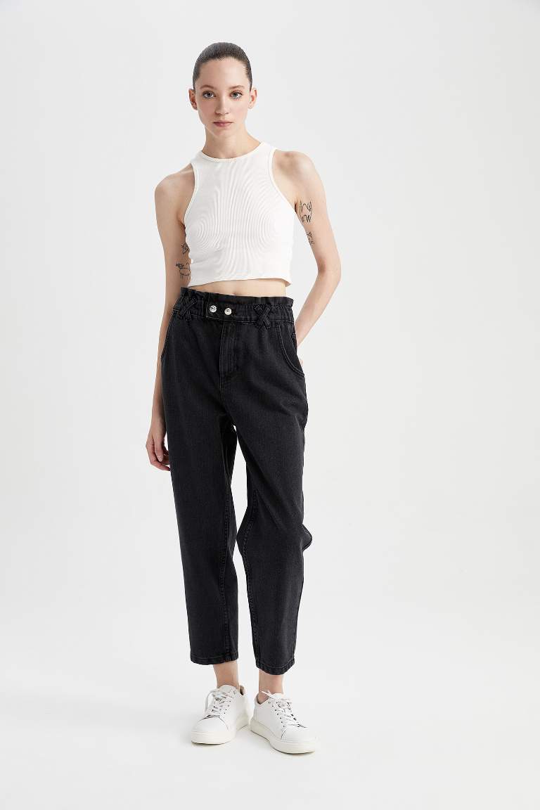 Paperbag Fit Trousers