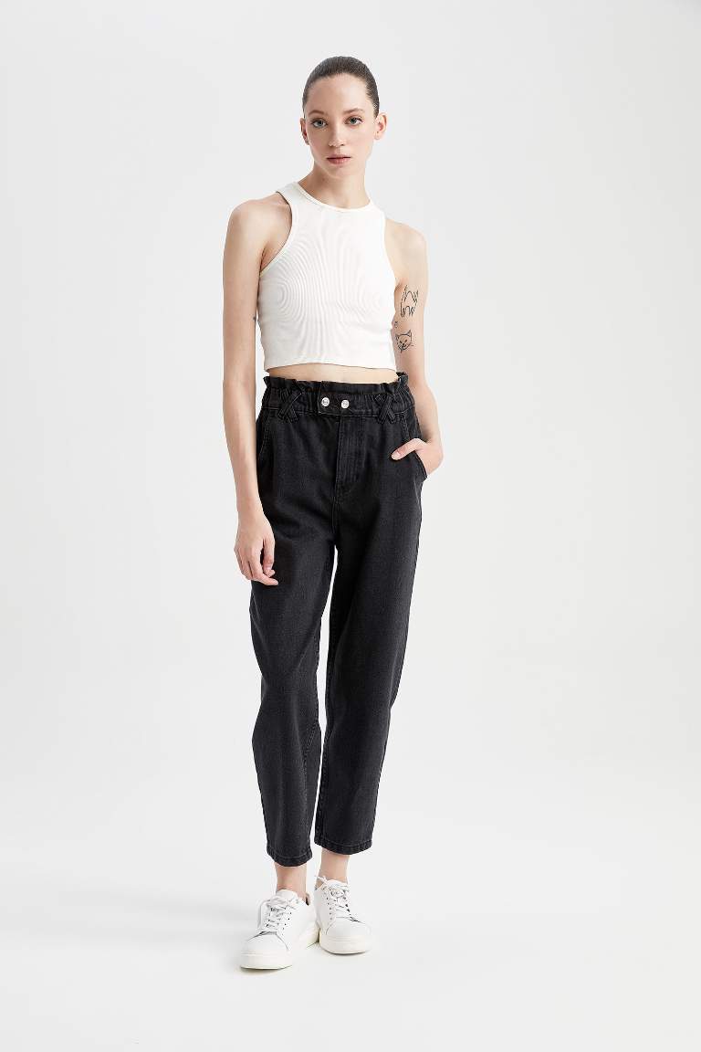 Paperbag Fit Trousers