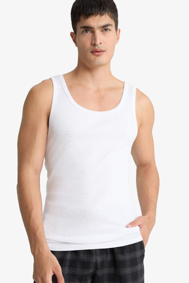 Slim Fit Dar Kesim Ribana 2'li Atlet