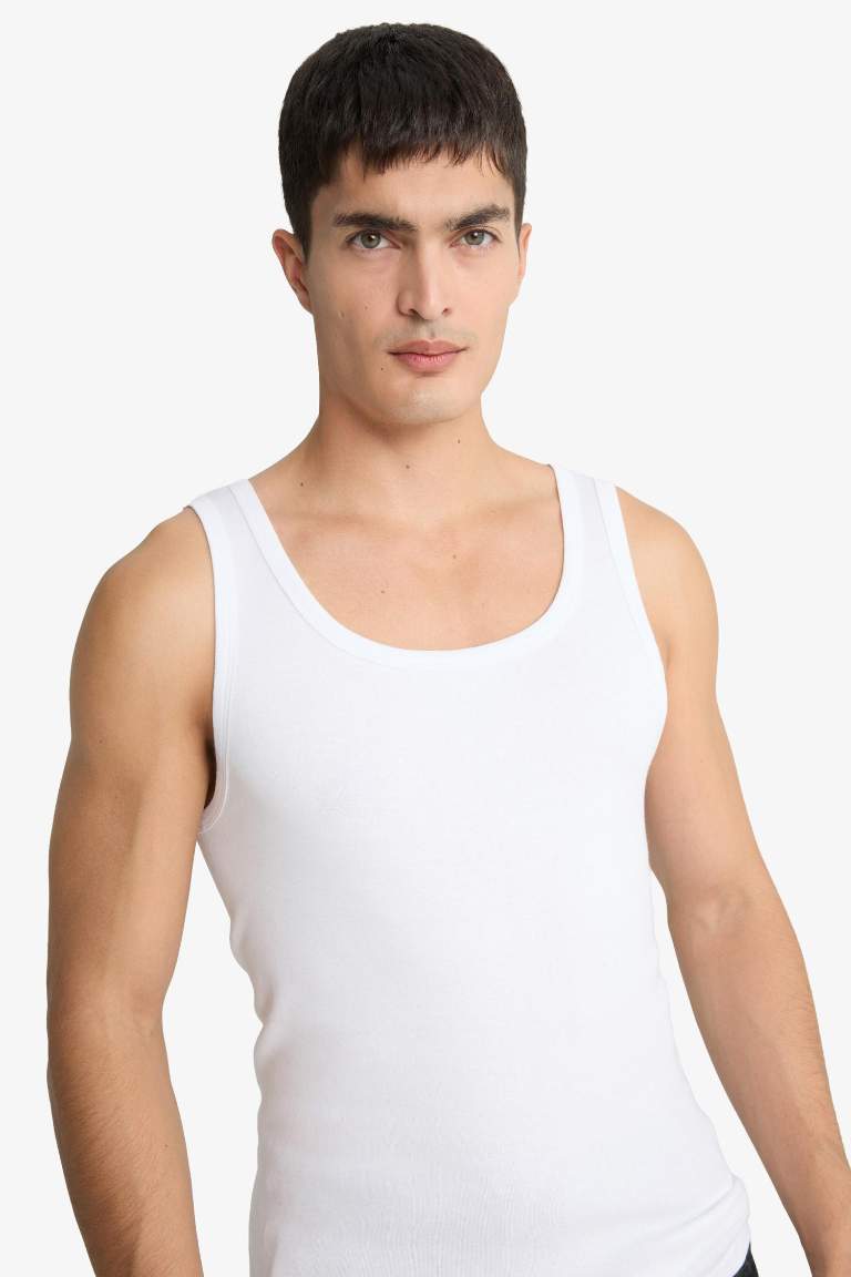 Slim Fit Dar Kesim Ribana 2'li Atlet