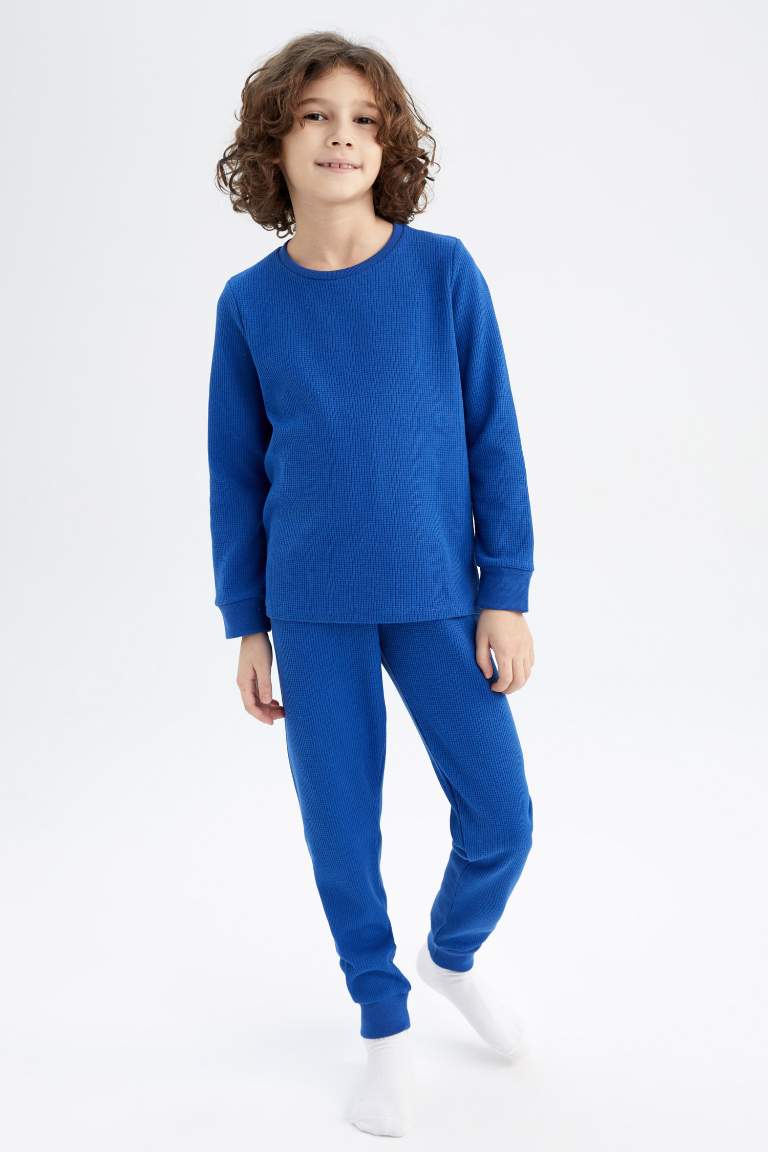 2 piece Regular Fit Knitted Pyjamas