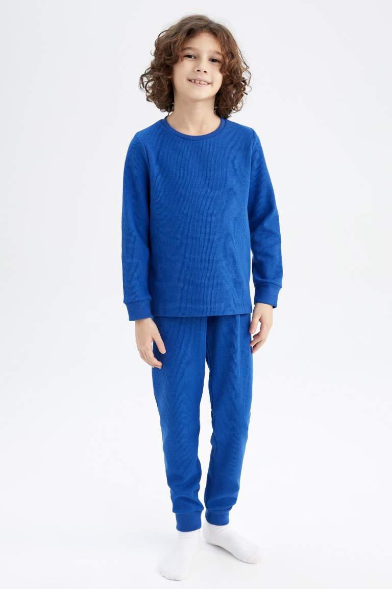 2 piece Regular Fit Knitted Pyjamas