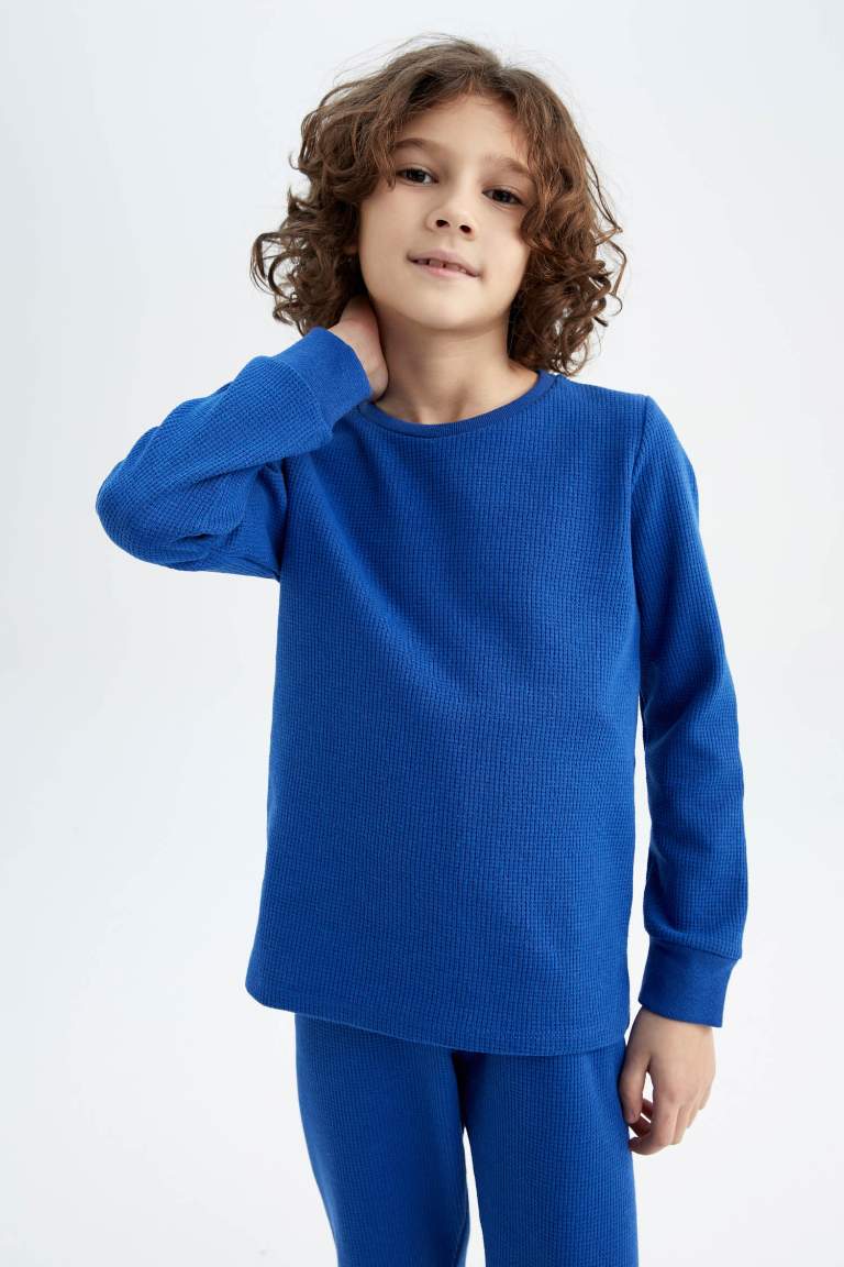 2 piece Regular Fit Knitted Pyjamas