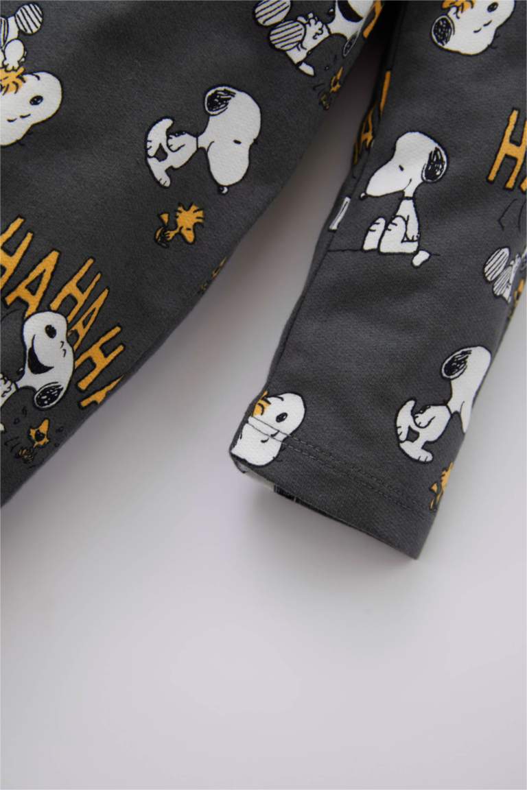 Baby Boy Snoopy Sweatshirt Fabric Jumpsuit