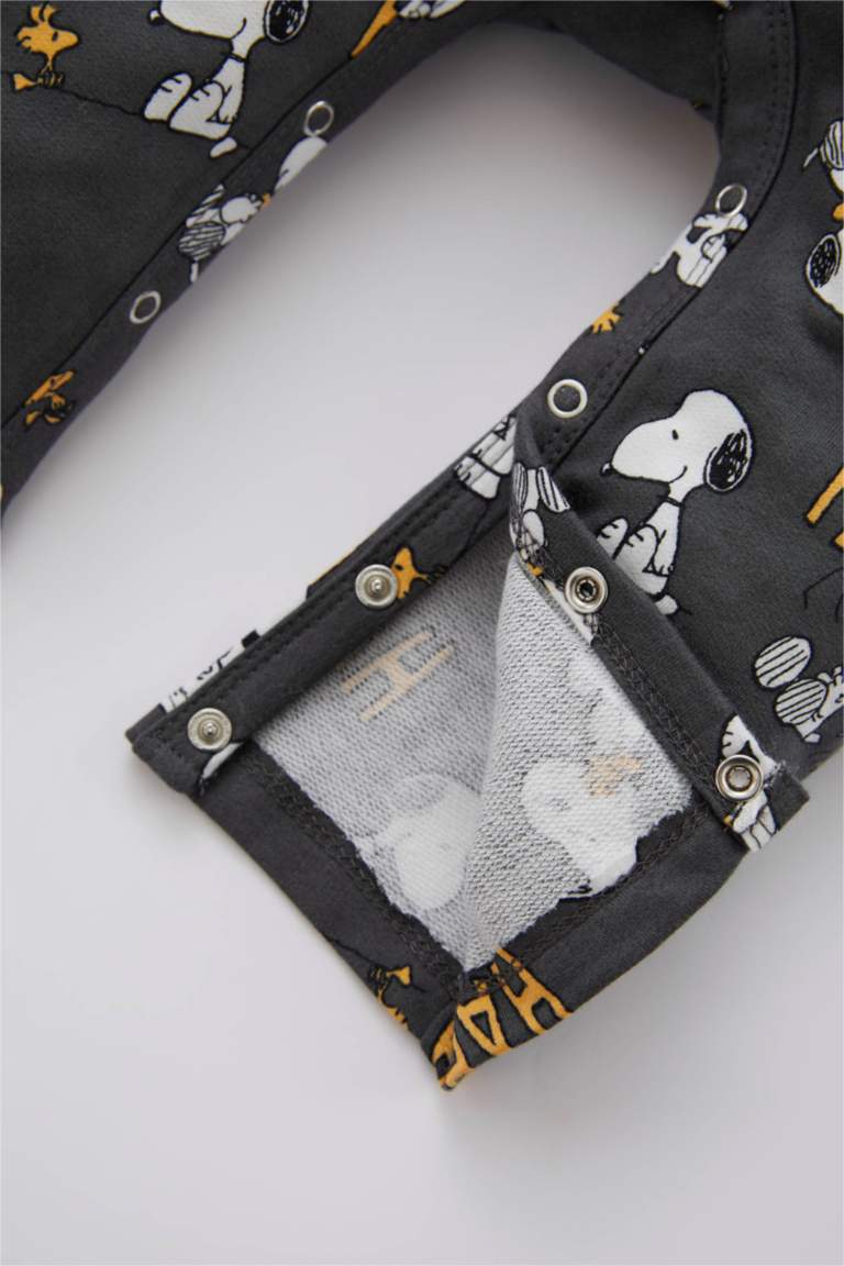 Baby Boy Snoopy Sweatshirt Fabric Jumpsuit