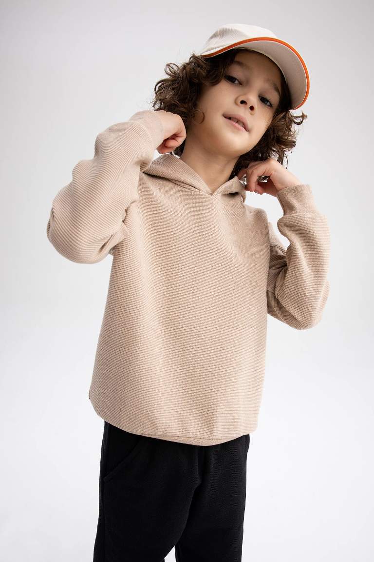 Erkek Çocuk Kapüşonlu Sweatshirt