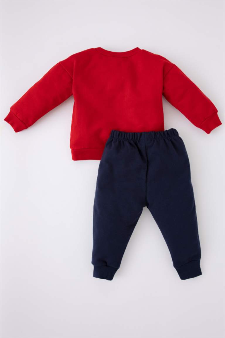 Ensemble En Tricot Tissu Sweat Fin Col Ras Du Cou Manche Longue 2 Snoopy BéBé Garçon