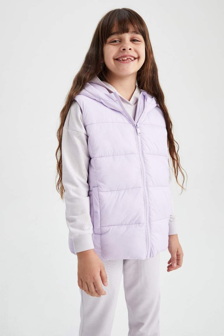 Girls Hooded Vest