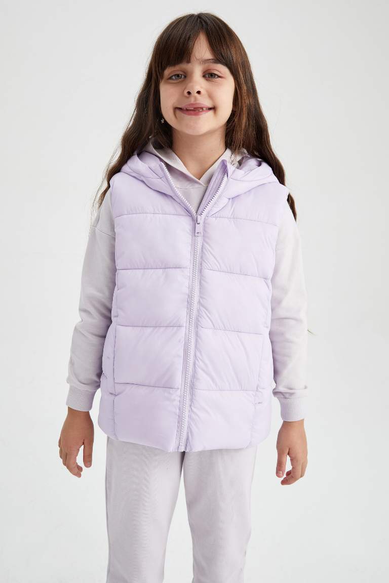 Girls Hooded Vest