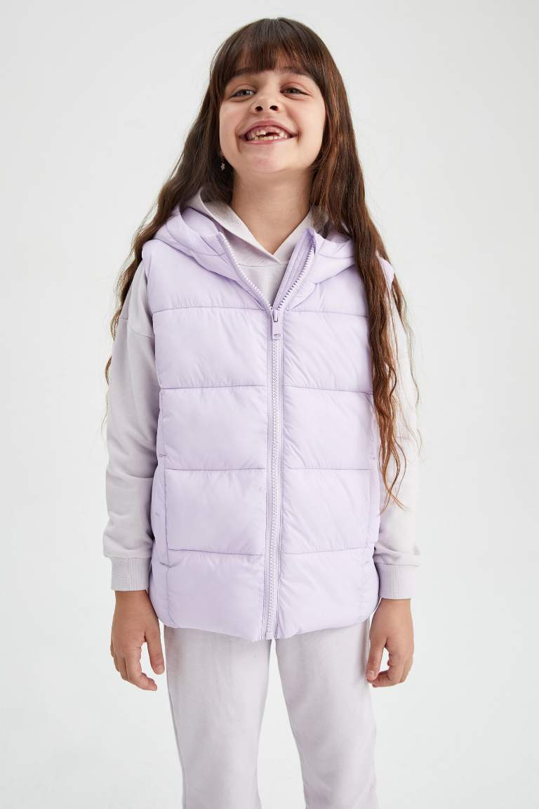 Girls Hooded Vest