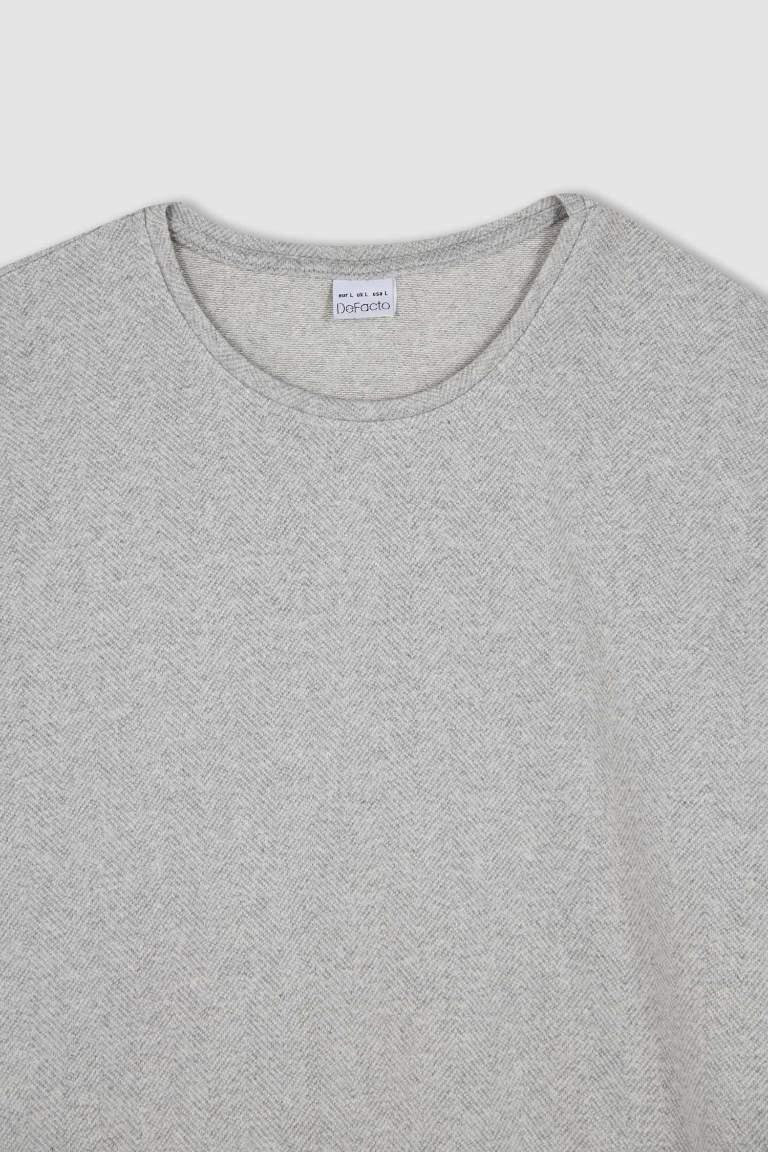 New Regular Fit Bisiklet Yaka Basic Tişört