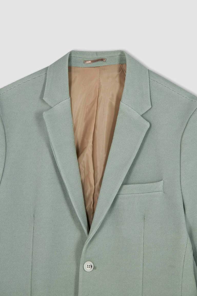 Blazer Doublé Coupe Slim