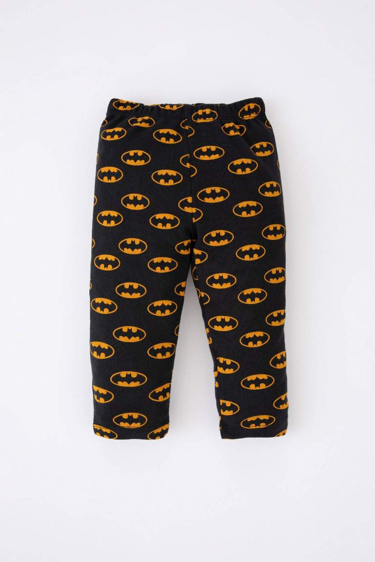 2 piece Regular Fit Crew Neck Batman Licence Knitted Pyjamas