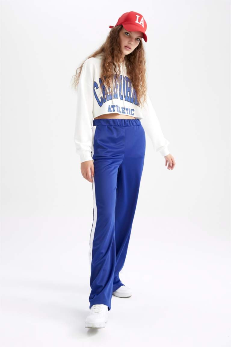 Oversize Fit Printed Long Sleeve Sweatshirt