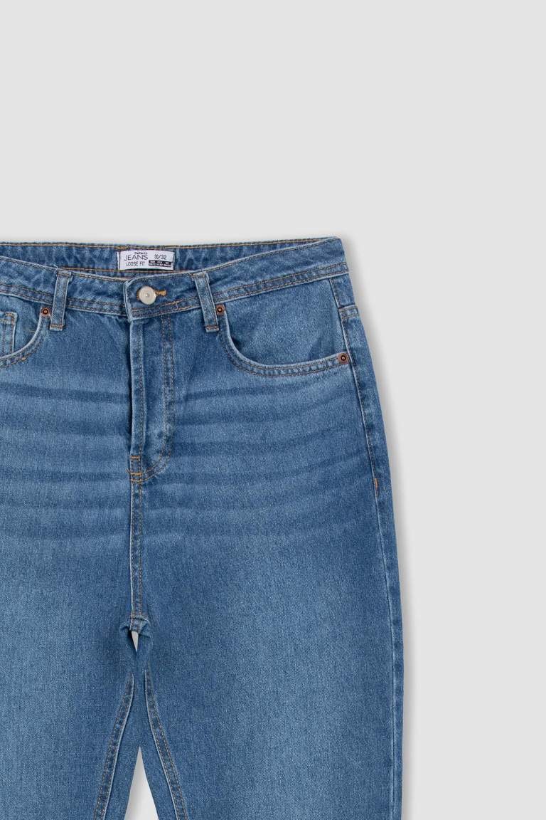 Loose Fit Loose Fit High Waist Skinny Leg Jeans