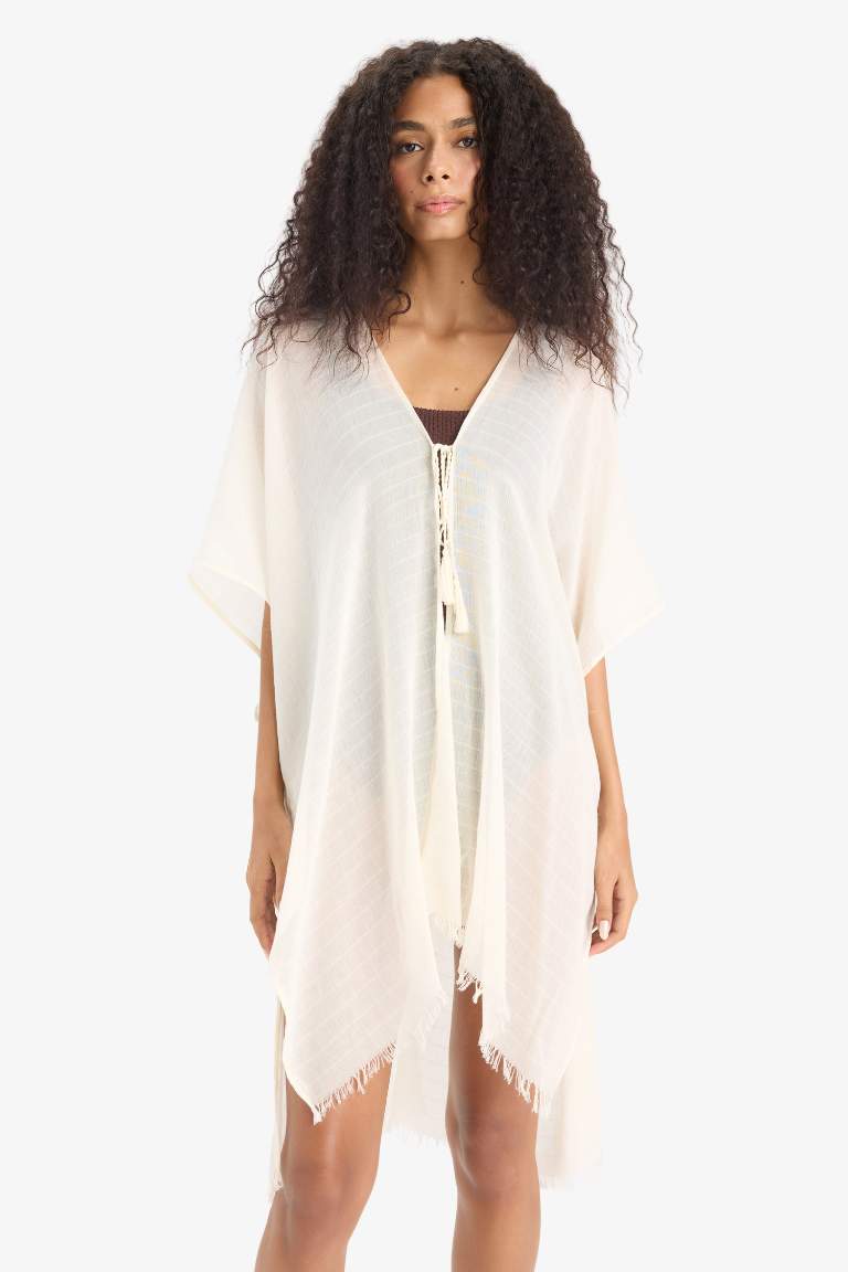Regular Fit Pamuklu Kimono-Fall İn Love