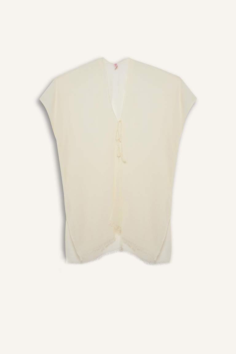 Regular Fit Pamuklu Kimono-Fall İn Love
