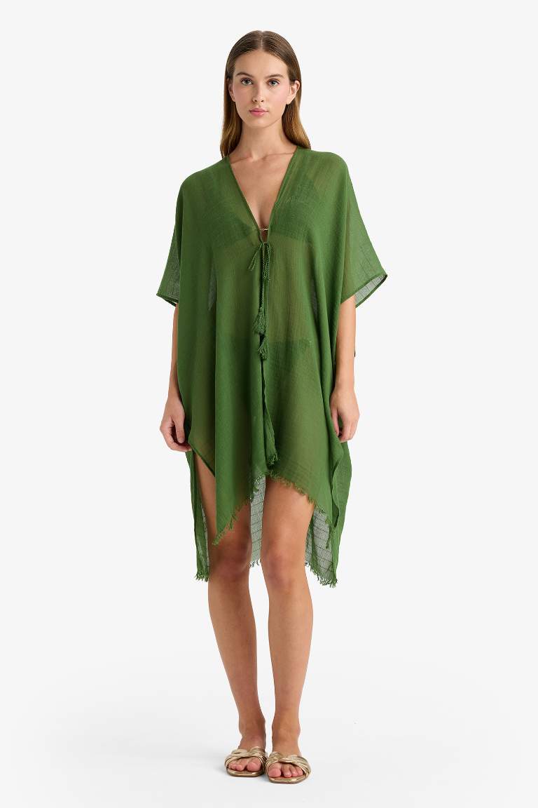 Fall in Love Regular Fit Cotton Kimono