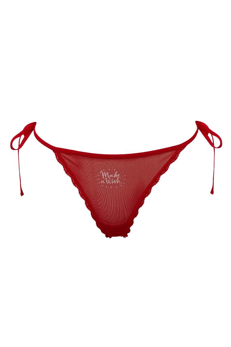 Fall in Love Red Lace String Panty