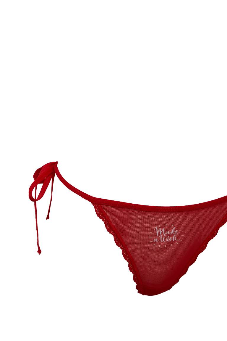 Fall in Love Red Lace String Panty