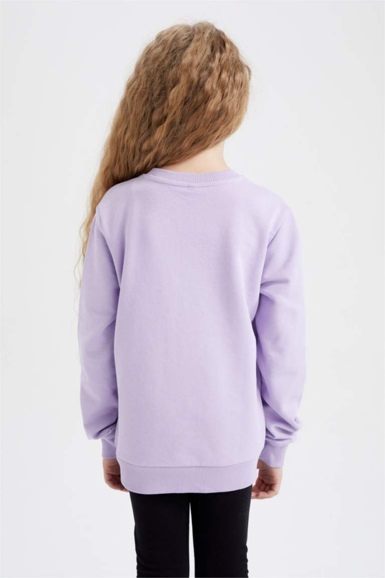 DeFacto Mädchen Kapuzen-Sweatshirt Regular Fit - Bequemer Langarm Hoodie Für Jeden Tag