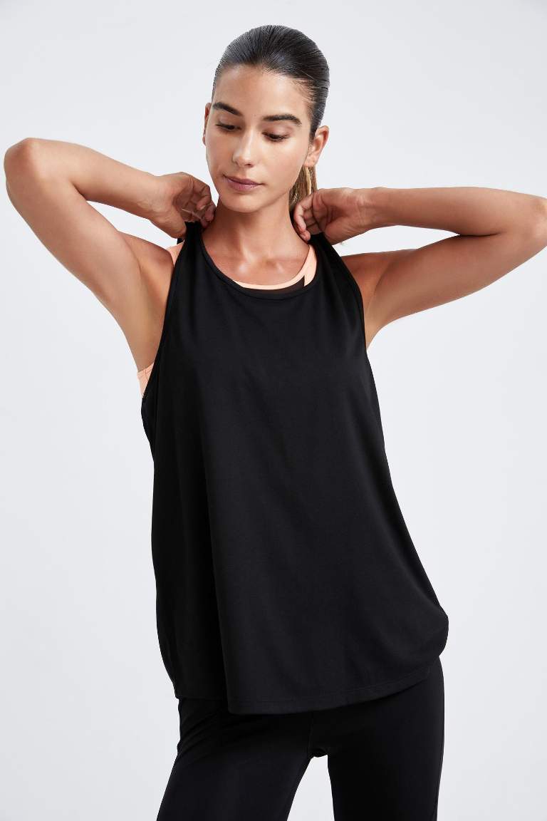 Defacto Fit Standard Fit Crew Neck Singlet